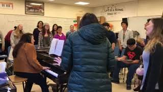 Mamaroneck High School Students Preparing for Dec 8 Concert in NYC at Met Life Grand Central [upl. by Urata]