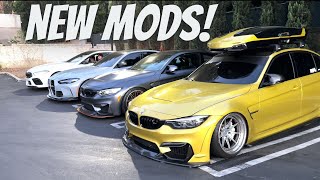 3 NEW MODS FOR MY F80 M3 👀 [upl. by Nonac]