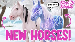 BUYING LEBKUCHEN amp VETLE NEW MAGICAL WINTER HORSES STAR STABLE WINTER FESTIVAL 🐴 [upl. by Adnyc]