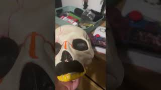 I made the skull to get ready for school [upl. by Eahs]