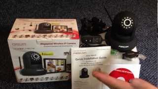 Foscam FI9821W Wireless IP Camera Unboxing [upl. by Aspasia497]