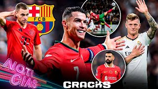 ¡GOLAZO de CR7  Bayern teme al Barça  ¿Vuelve KROOS  Soprende SALAH  FALSO lo de Davies [upl. by Cyna577]