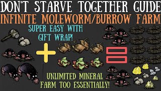 Infinite MolewormBurrow Duplication Unlimited Minerals  Dont Starve Together Quick Bit Guide [upl. by Petrine]