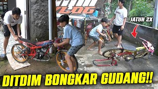 DITDIM BONGKAR GUDANG KELUARKAN SEMUA SEPEDA DRAG DAN TRAILNYA [upl. by Tome]