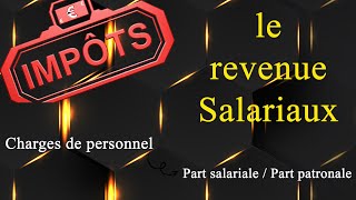 Revenue salariaux  les charges de personnels [upl. by Nodla]