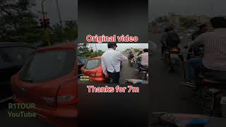 Police ko thoka original video indore trafik viralmillionviews original motovlog chapri bike [upl. by Rebmac716]