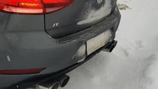 Mk7 Golf R Cts turbo Turbo back exhaust launch control sound [upl. by Sergei]