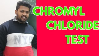 CHROMYL CHLORIDE TEST  d block elements  BHARAT PANCHAL SIR [upl. by Adrial]