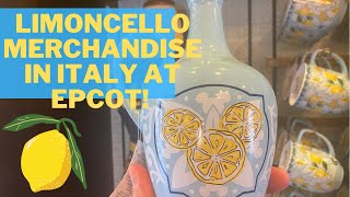 Limoncello Merchandise in Italy at Epcot [upl. by Drol]