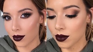 GET READY WITH ME SMOKEY CAT EYES  LUSTRELUX [upl. by Airtap]