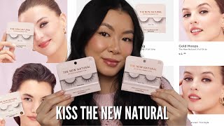 Testing Out the NEW Kiss the New Natural Lashes [upl. by Eulalie]