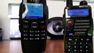 Test dpmr TYT DMUVF10 vs baofeng uv5r [upl. by Hultin]