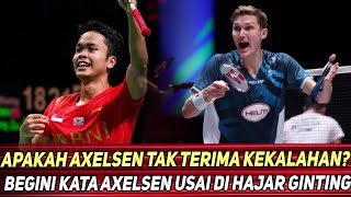 GEGER  Ini Pengakuan Menohok Axelsen Usai di Kalahkan Ginting Di All England 2024 [upl. by Llertniuq]