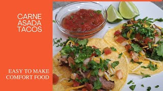 Carne Asada Tacos mexicanfood [upl. by Accebor]