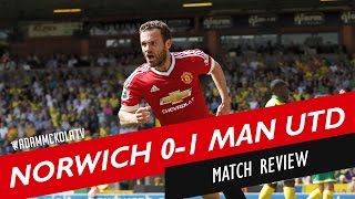 Norwich 01 Manchester United  Premier League  Match Review  GOAL Mata [upl. by Serle]