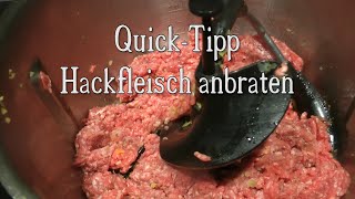 QuickTipp ´´Hackfleisch anbraten´´ im Bosch Cookit [upl. by Akerdnahs662]