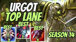 Urgot Top Lane Guide Season 14  guide of League Of Legends [upl. by Huntingdon]