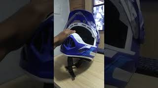 Capacete Pro Tork Th1 Vision New Adventure Azul [upl. by Akcimahs]