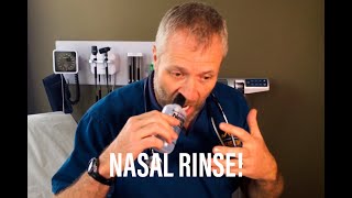 Nasal Rinse Technique Tips to make it more comfortable [upl. by Gottlieb]