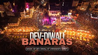 Witness the Divine Glow Dev Diwali 2024 at Varanasis Ganges Ghats  Banaras  Flying Bihari [upl. by Sucerdor]