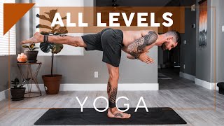 20 Minute Vinyasa Yoga For All Levels [upl. by Inesita210]