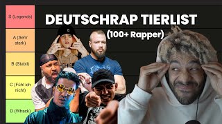 Deutschrap 2024 Tierlist  100 Rapper im Ranking 😵 [upl. by Caralie242]