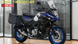 NEW 2024 SUZUKI VSTROM 650XT ADV Super Comfortable Relaxing and Full Power Motorcycle [upl. by Remlap]