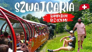 Szwajcaria  Brienz Rothorn Bahn pociag najwięszka atrakcja w Brienz Szwajcaria kamperem [upl. by Nitza]