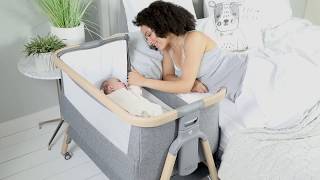 CoZee Air Bedside Crib [upl. by Jarrow]