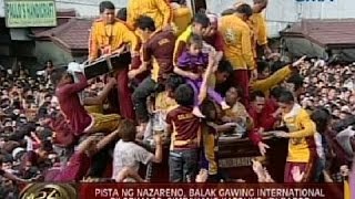 24Oras Pista ng Nazareno balak gawing intl pilgrimage Simbahang Katoliko hindi pabor [upl. by Yim]