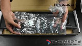 Unboxing  Full Motion TV Bracket 37quot  70quot  LPA36463A [upl. by Yelkao]