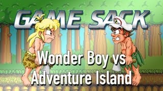 Wonder Boy vs Adventure Island  Review  Game Sack [upl. by Gerianne]