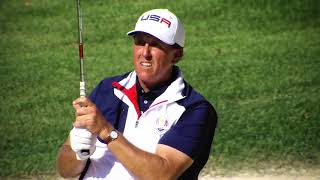 Phil Mickelson vs Sergio Garcias Amazing Sunday Singles Match Highlights  2016 Ryder Cup [upl. by Tippets]