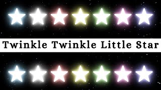 Twinkle Twinkle Little Star Song For Babies amp Toddlers  Nursery Rhymes [upl. by Notsek310]