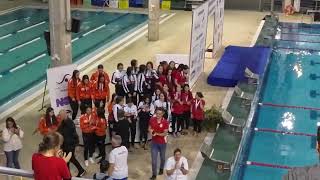 Campeonato Galego de Natacion Artistica 2024 Pontevedra  Podium Final equipos [upl. by Nylessoj]