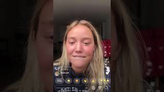 Olivia Ponton 62820 Instagram live [upl. by Akitahs]