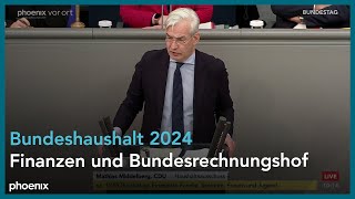 Bundestagsdebatte zum Bundeshaushalt 2024  Einzelplan Finanzen am 300124 [upl. by Vivi]