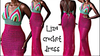 Liza crochet maxi mesh dress [upl. by Jochebed451]