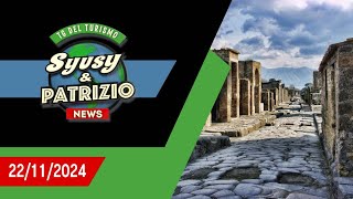 Syusy amp Patrizio News Notizie da Pompei Firenze Roma Venezia e Bagna Cauda Day  TG del Turismo [upl. by Traggat]