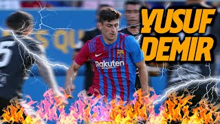 YUSUF DEMIR 💫SHINED💫 in his FIRST MATCH as a BARÇA PLAYER BARÇA 40 NÀSTIC [upl. by Euhsoj]