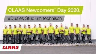 CLAAS Newcomers Day  Duales Studium technisch [upl. by Nogas157]