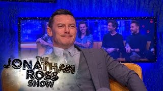 Luke Evans And Taron Egerton Have A Welsh Off  The Jonathan Ross Show [upl. by Ahsakat380]