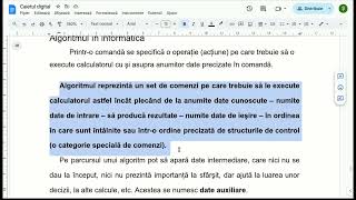 Algoritmi cu numerotare și definiția algoritmului informatic [upl. by Liemaj246]