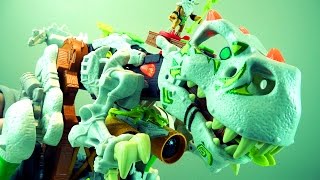 Imaginext Ultra TRex Dinosaur Toys  Kinder Playtime Toy Review [upl. by Toolis924]