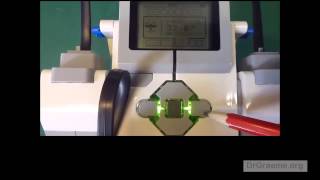 39 C42 Using Lego MindStorms EV3 Color Sensor readings to follow the edge of a line [upl. by Gregrory524]