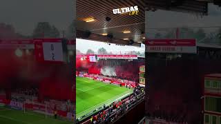 Bayernfans pyro gegen union berlin  1 FC Union Berlin  FC BAYERN 15 Bundesliga 2042024 [upl. by Stortz]