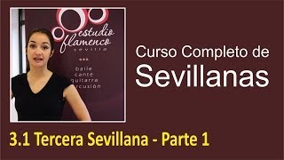 31 Tercera Sevillana  Parte 1  Curso de sevillanas aprende a bailar con nosotros [upl. by Dazraf]