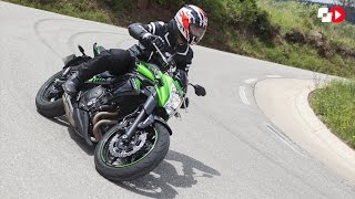 Kawasaki ER6N 2016  Prueba opinión y detalles [upl. by Llyrpa]