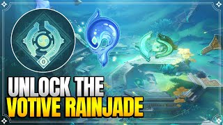 Votive Rainjade  The CloudPadded Path to the Chiwang Repose  World Quests 【Genshin Impact】 [upl. by Ahsikyt]