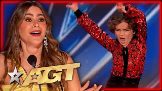 8 Year Old Dancer SLAYS on Americas Got Talent 2024 [upl. by Anyela]